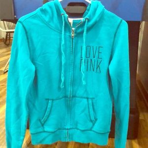 PINK zip up sweatshirt